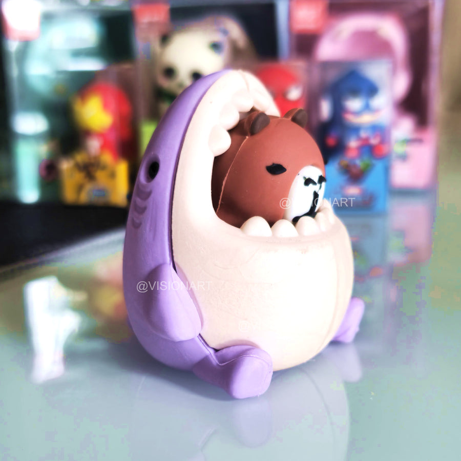 Borracha Fofa Multifunção – Porta-Lápis - Animais Fofos - Papelaria Fofa - Porta Treco