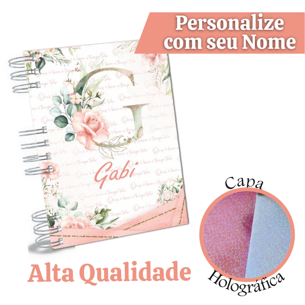 Agenda 2027 - Personalizada - Alfabeto - Capa Dura - Datada