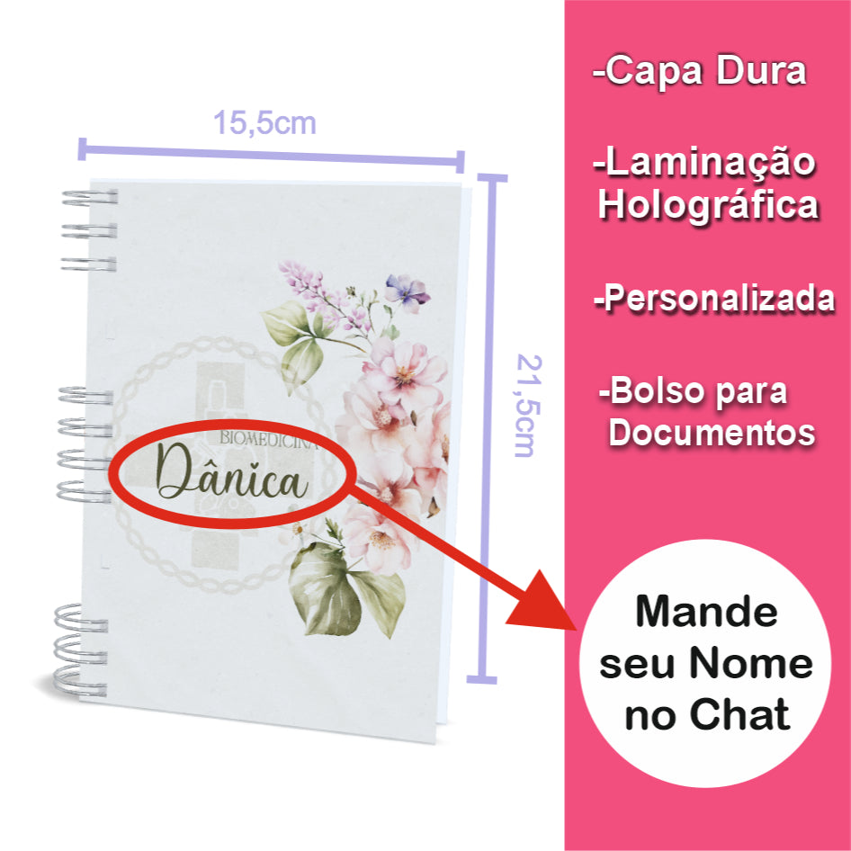 Caderno - Nome Personalizado - Profissões - Capa Dura - 200pag